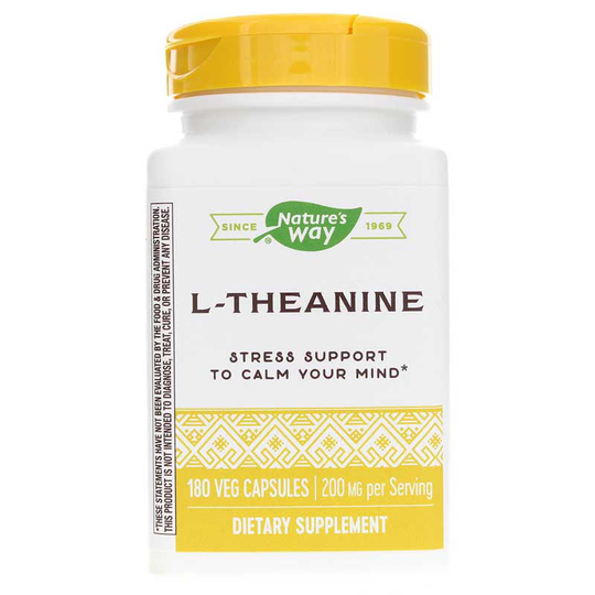 Natures Way L-Theanine 200 Mg 180 Veg Capsules