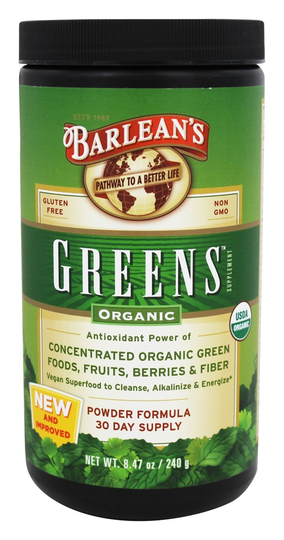 Barlean's - Organic Greens Powder Formula Original - 8.47 oz.