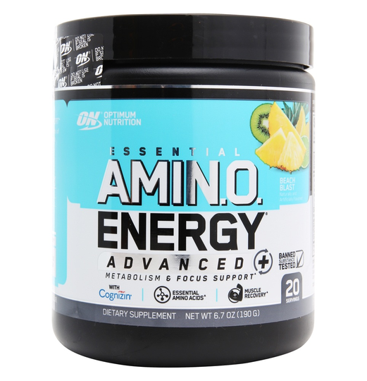 Optimum Nutrition - Essential AmiN.O. Energy Advanced Powder Beach Blast - 6.7 oz.