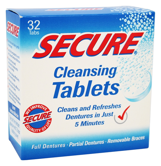 Secure - Denture Cleansing Tablets - 32 Tablets