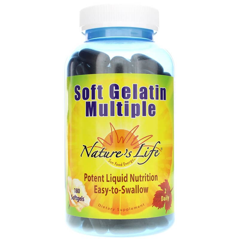 Natures Life Soft Gelatin Multiple 180 Softgels