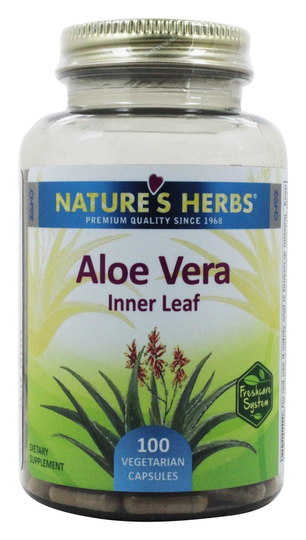 Nature's Herbs - Aloe Vera Inner Leaf - 100 Capsules