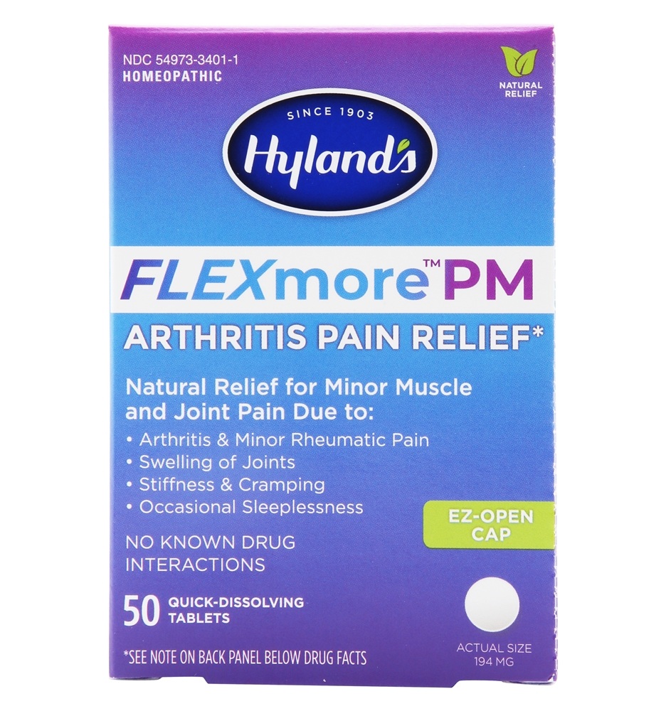 Hylands - FlexMore PM Nighttime Arthritis Pain Relief - 50 Tablets