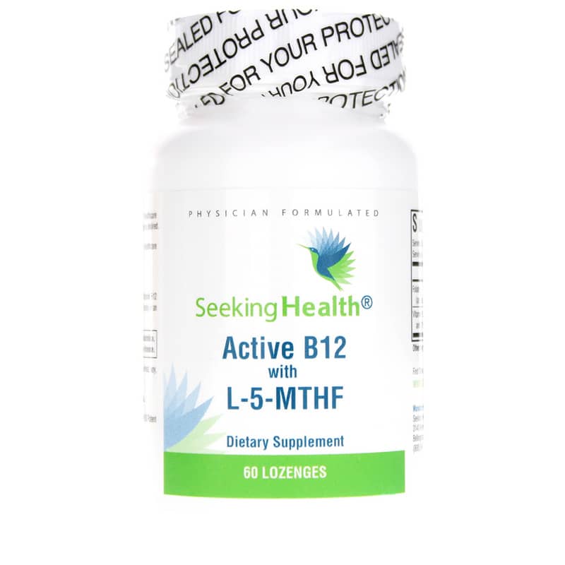 Seeking Health Active B12 with L-5-Mthf 60 Lozenges