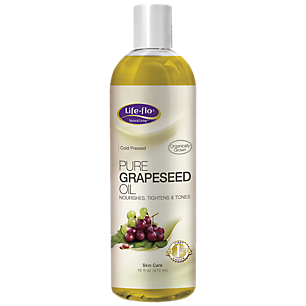 Pure Grapeseed Oil - Cold Pressed Skin Care - Nourishes, Tightens & Tones (16 Fluid Ounces)