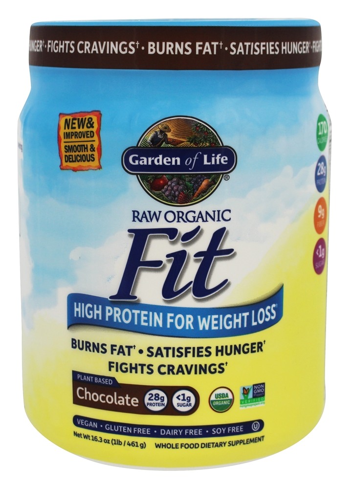 Garden of Life - RAW Organic High Protein for Weight Loss Real Raw Chocolate Cacao - 1 lb.