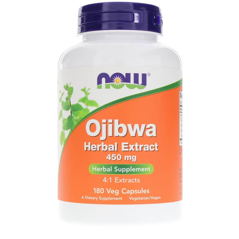 NOW Foods Ojibwa Herbal Extract 450 Mg 180 Veg Capsules