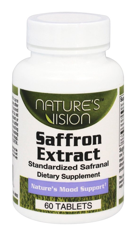 Nature's Vision - Saffron Extract Standardized Safranal 88 mg. - 60 Tablets