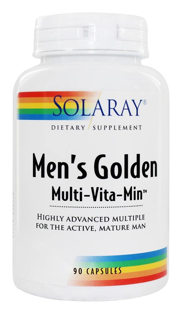 Solaray - Men's Golden Multi-Vita-Min - 90 Capsules