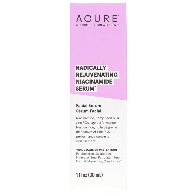 Acure Radically Rejuvenating Niacinamide Serum 1 Oz