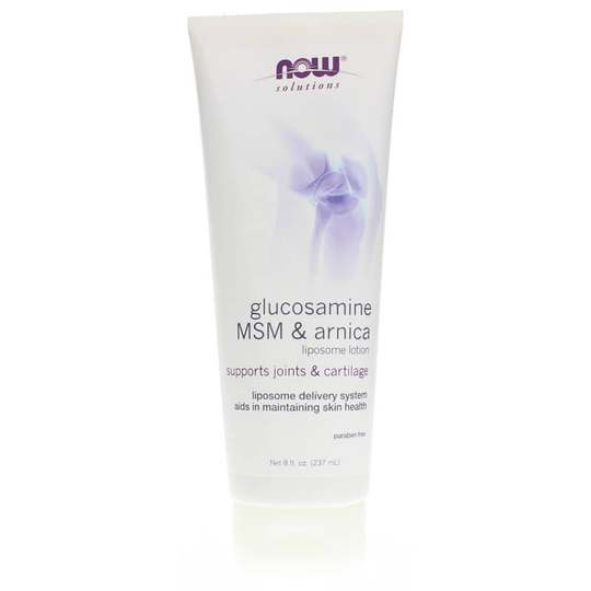 NOW Foods Glucosamine MSM & Arnica Lotion 8 Oz