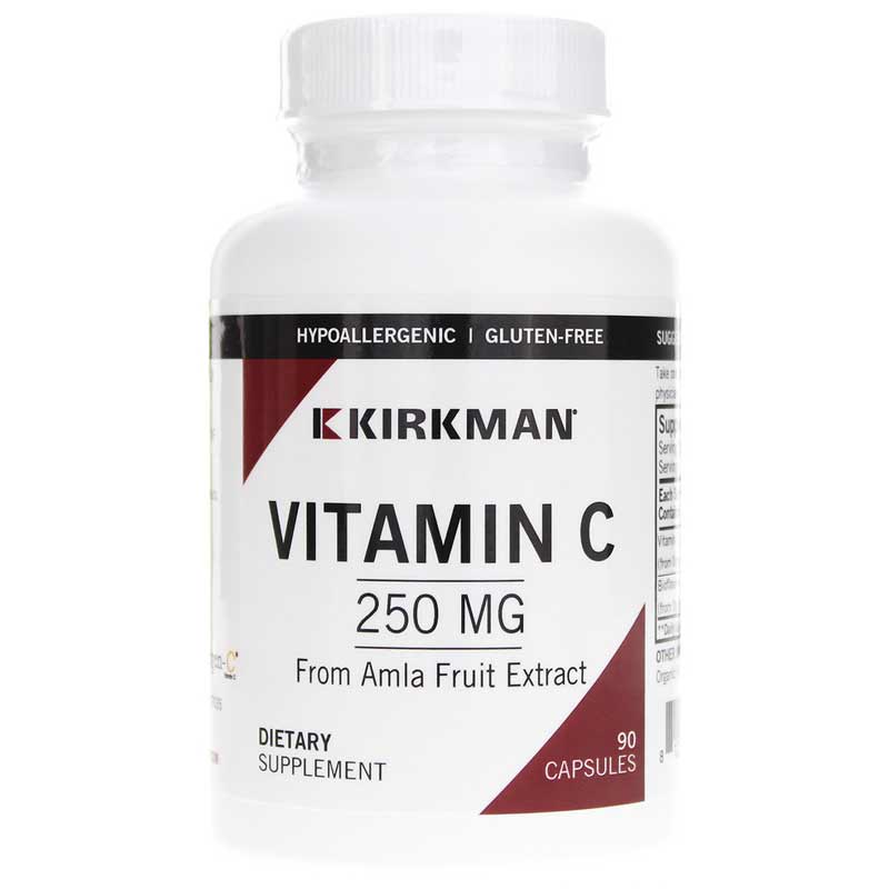 Kirkman Vitamin C 250 Mg from Amla Fruit 90 Capsules