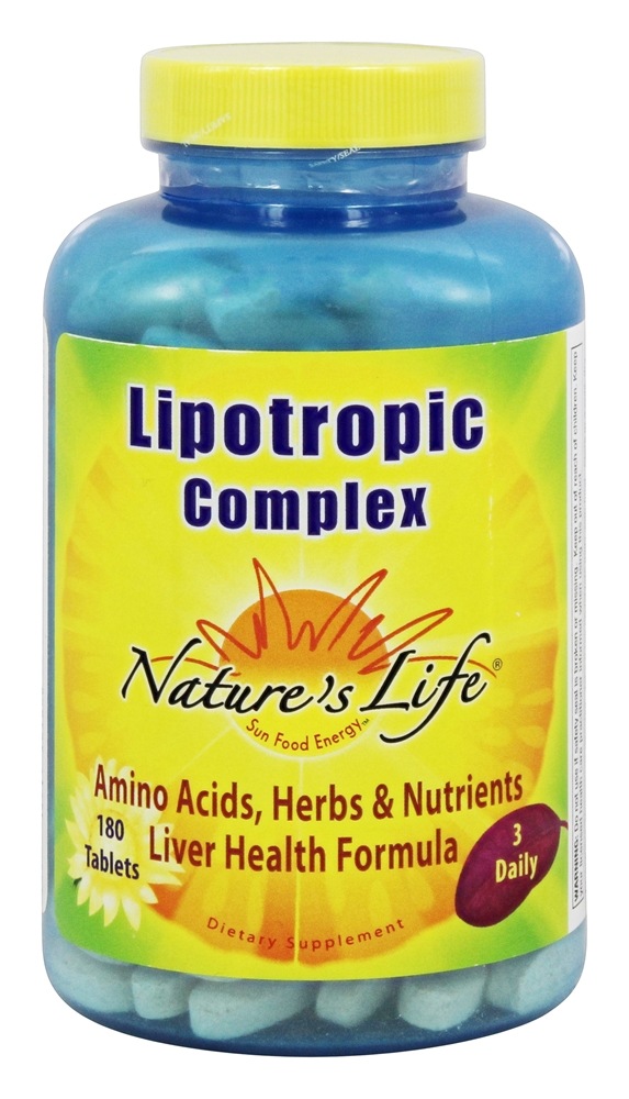 Nature's Life - Lipotropic Complex - 180 Tablets