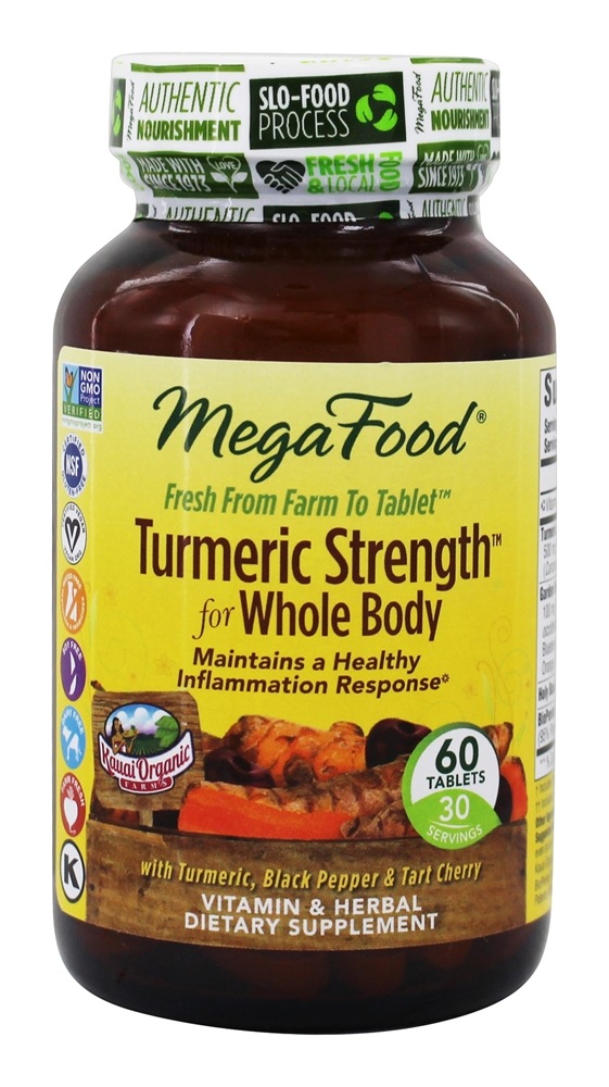 MegaFood - Turmeric Strength for Whole Body - 60 Tablets