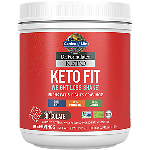 Dr. Formulated Keto Fit Weight Loss Shake - Chocolate (12.87 oz. / 10 Servings)
