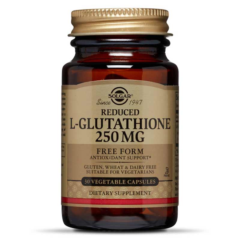 Solgar Reduced L-Glutathione 250 Mg 30 Veg Capsules