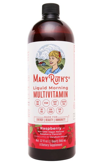 MaryRuth Organics - Morning Multivitamin Liquid Raspberry - 32 fl. oz.
