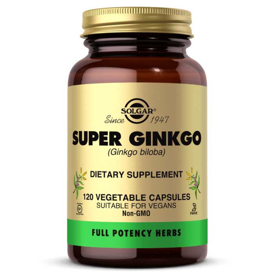 Solgar Super Ginkgo Full Potency 120 Veg Capsules