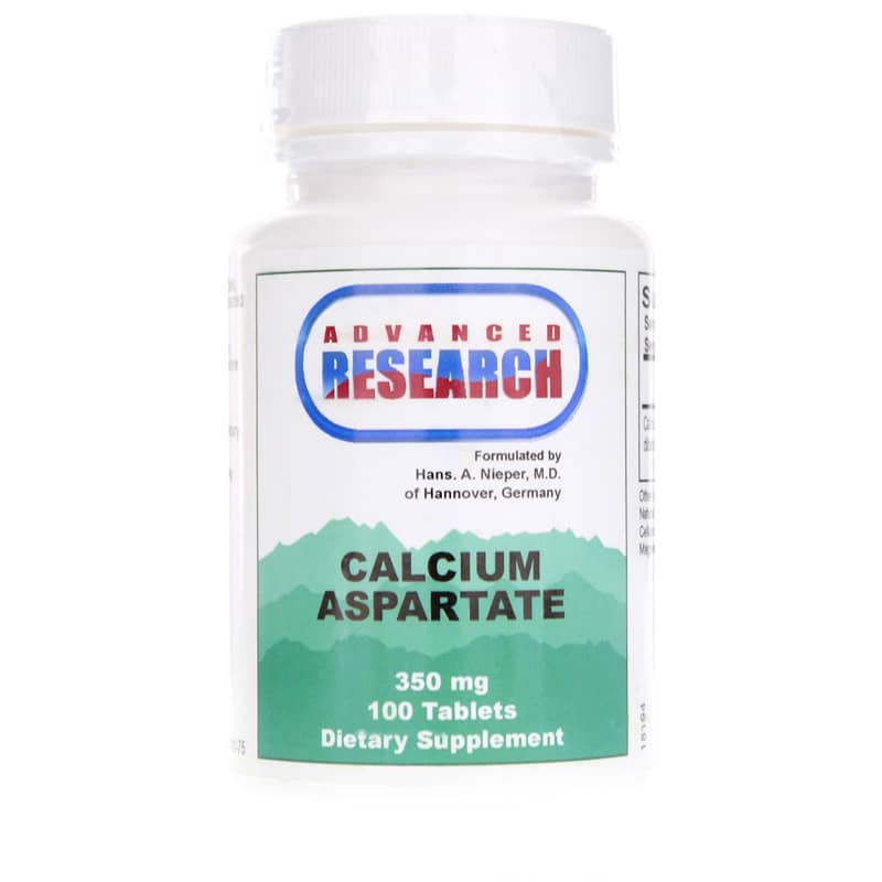 Advanced Research Calcium Aspartate 350 Mg 100 Tablets