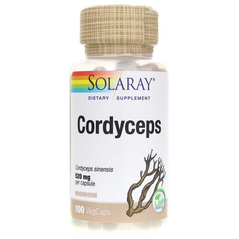 Solaray Cordyceps 520 Mg 100 Veg Capsules