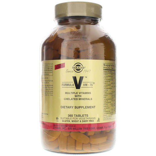 Solgar Formula Vm-75 Tablets 360 Tablets