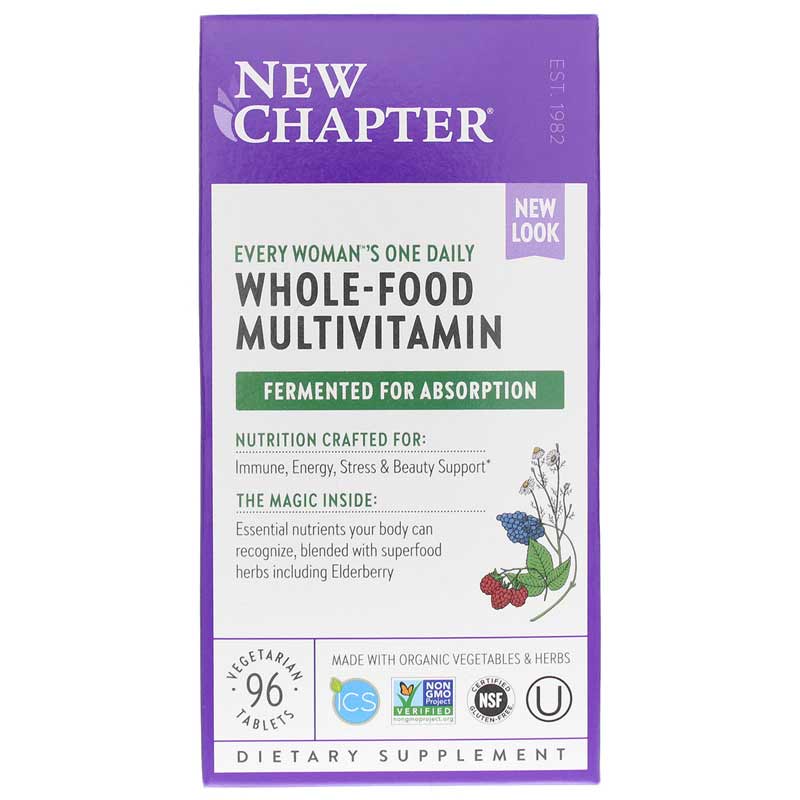 New Chapter Every Womans One Daily Multi 96 Tablets
