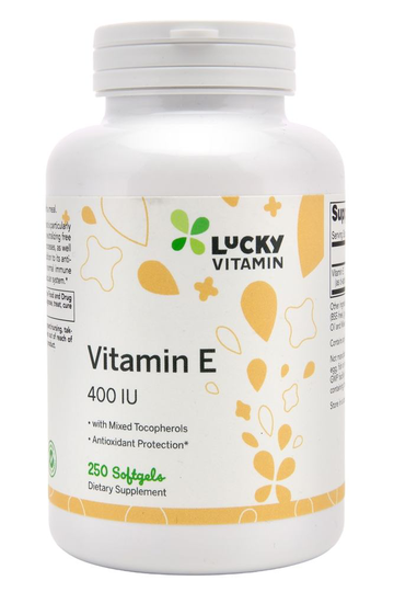 LuckyVitamin - Vitamin E with Mixed Tocopherols 400 IU - 250 Softgels