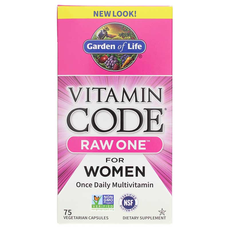 Garden of Life Vitamin Code Raw One for Women 75 Veg Capsules