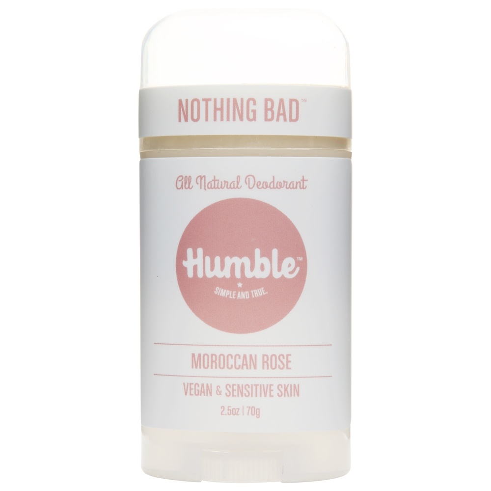 Humble Brands - All Natural Vegan & Sensitive Deodorant Stick Moroccan Rose - 2.5 oz.