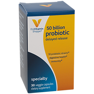 Probiotic - 50 Billion CFUs - Digestive Health - Delayed Release (30 Vegetarian Capsules)