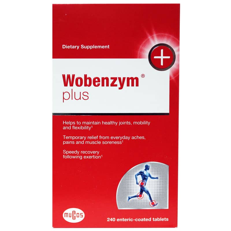 Mucos Pharma Wobenzym Plus 240 Enteric Coated Tablets