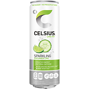Celsius Energy Drink - Cucumber Lime (12 Drinks)