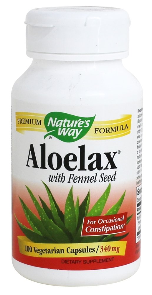 Nature's Way - Aloelax 340 mg. - 100 Vegetarian Capsules