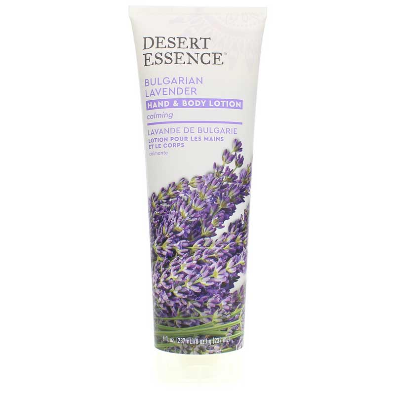 Desert Essence Hand & Body Lotion Bulgarian Lavender 8 Oz