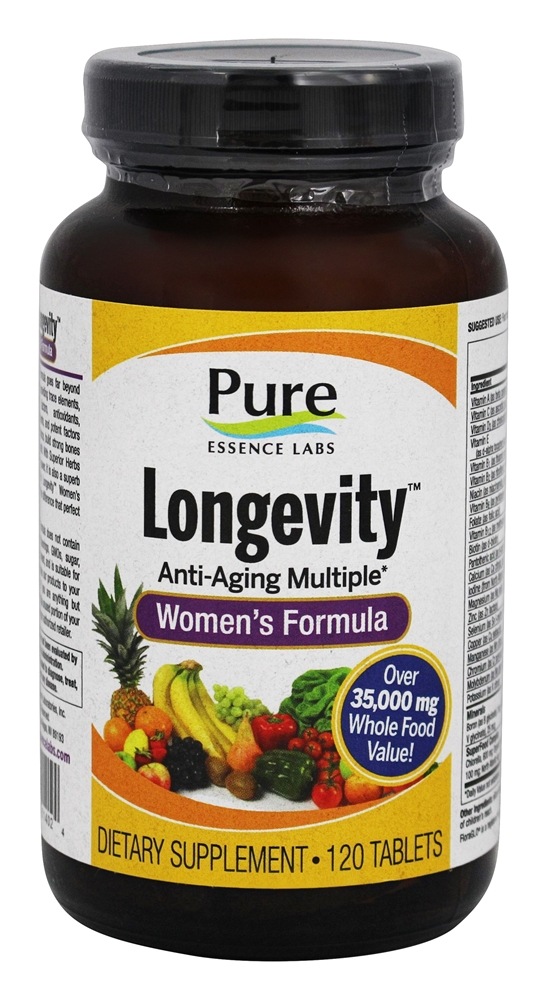 Pure Essence Labs - Longevity Women's Formula - 120 Tablets