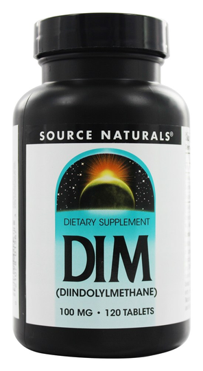 Source Naturals - DIM Diindolylmethane 100 mg. - 120 Tablets