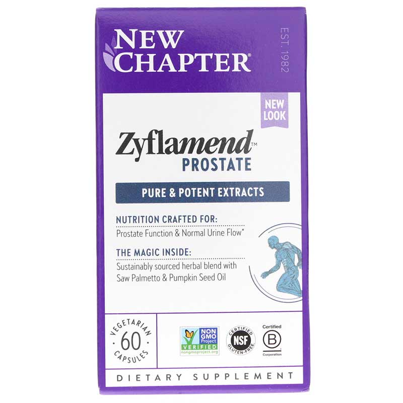 New Chapter Zyflamend Prostate 60 Veg Capsules