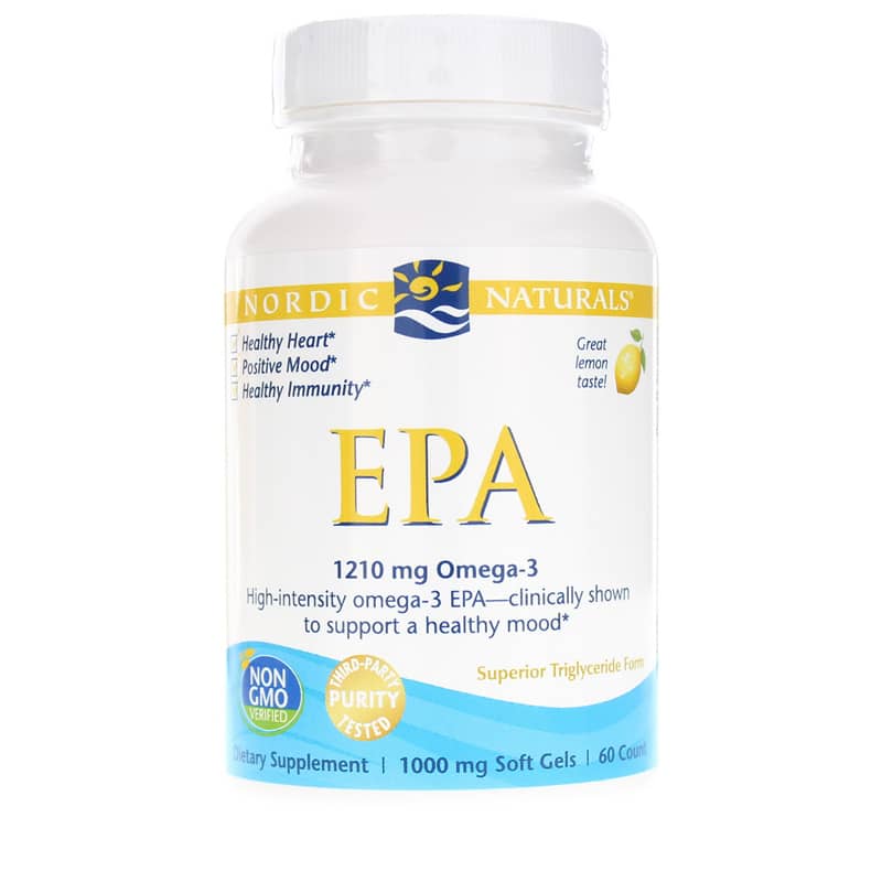 Nordic Naturals EPA Lemon 60 Softgels