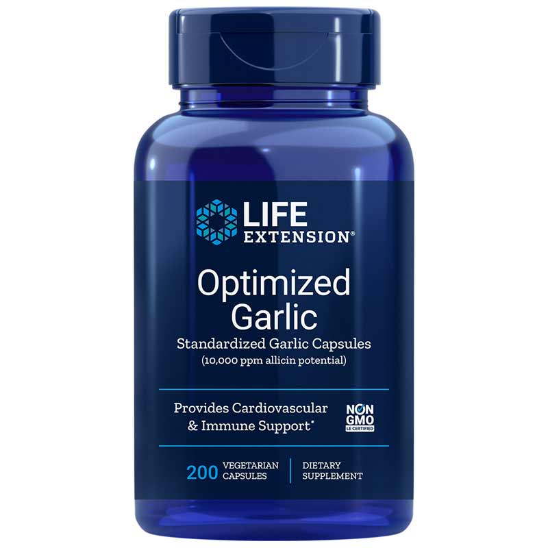 Life Extension Optimized Garlic 200 Veg Capsules
