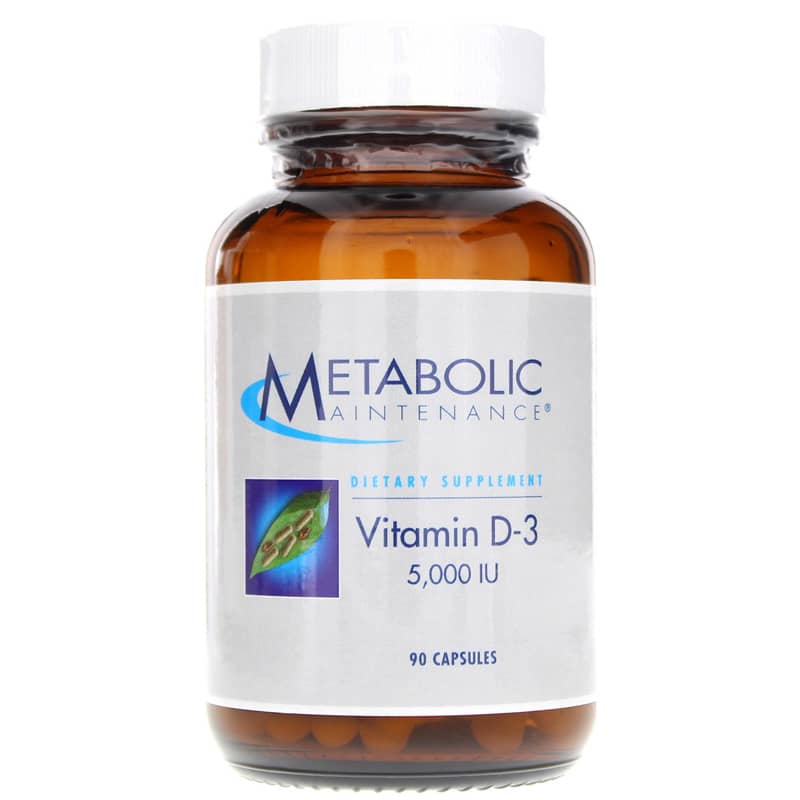 Metabolic Maintenance Vitamin D3 5,000 IU 90 Capsules