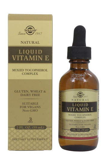 Solgar - Liquid Vitamin E Mixed Tocopherol Complex with Wheat Germ Oil - 2 fl. oz.
