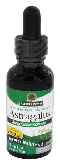 Nature's Answer - Astragalus Root Alcohol Free - 1 fl. oz.