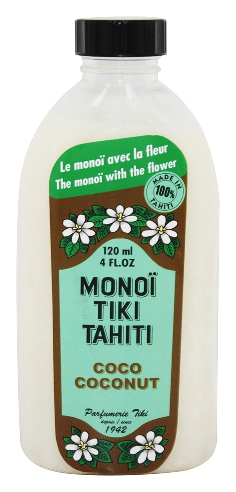 Monoi Tiare Tahiti - Coconut Oil Natural - 4 fl. oz.