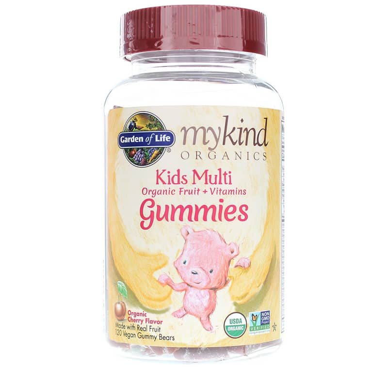 Garden of Life mykind Organics Kids Multi Gummies Cherry 120 Gummies