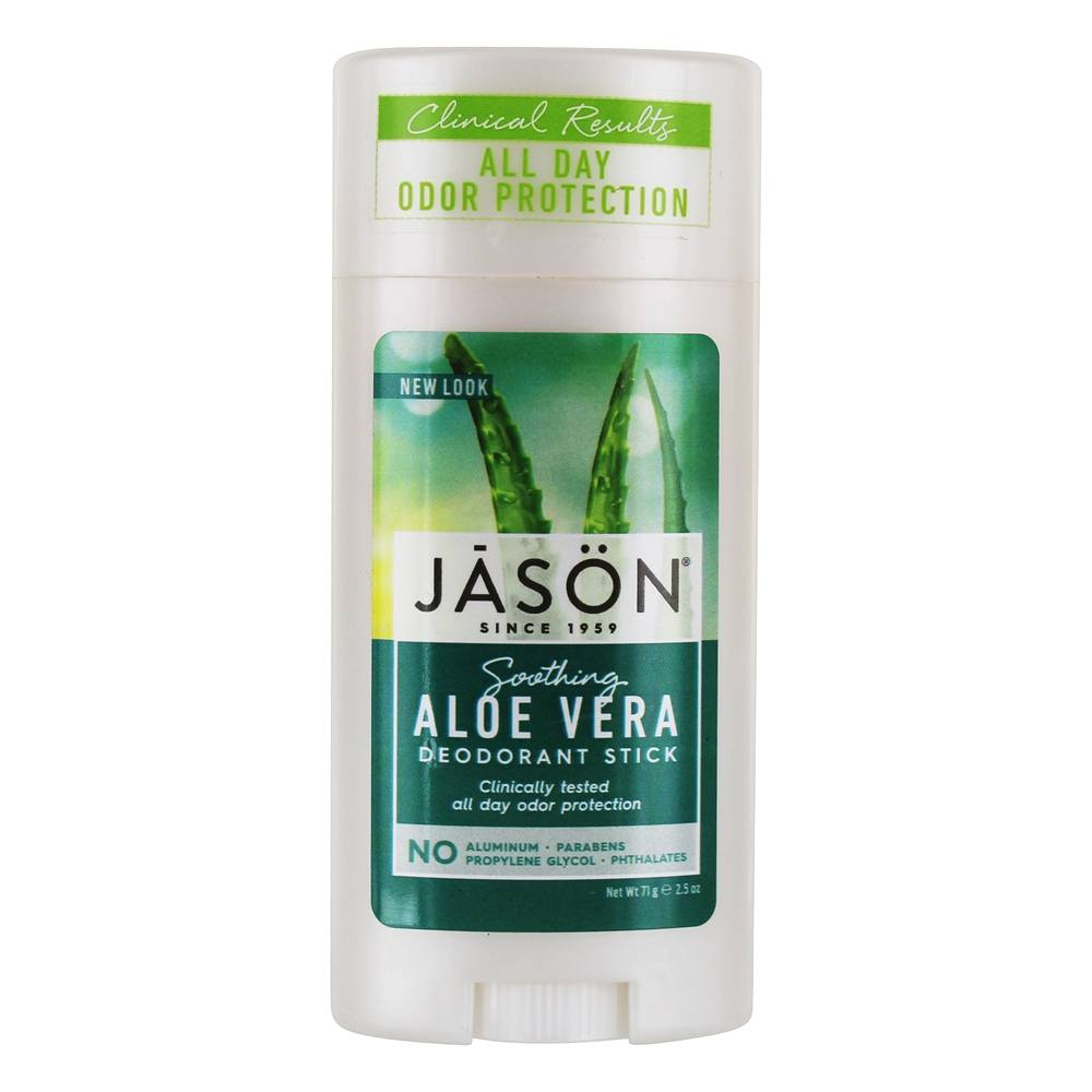 JASON Natural Products - Clinically Tested Soothing Deodorant Stick Aloe Vera - 2.5 oz.