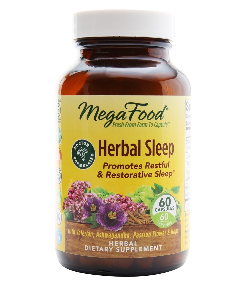 MegaFood - Herbal Sleep - 60 Capsules