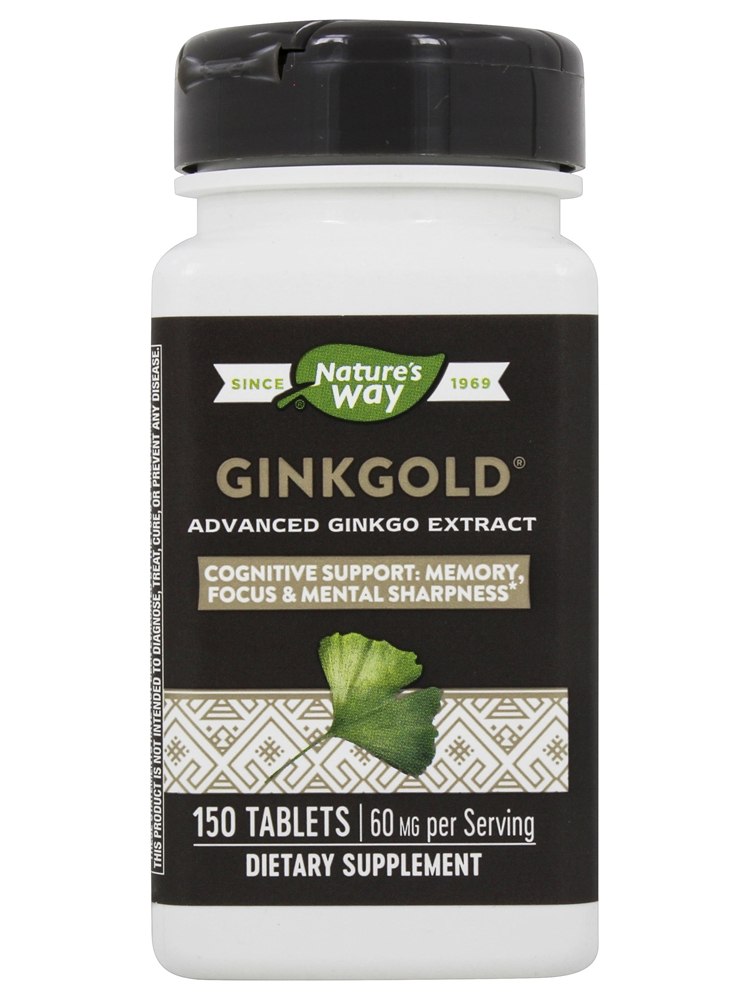 Nature's Way - Ginkgold Advanced Ginkgo Extract 60 mg. - 150 Tablets