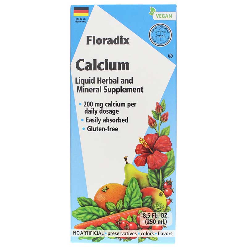 Salus Floradix Calcium Liquid Mineral Supplement 8.5 Oz