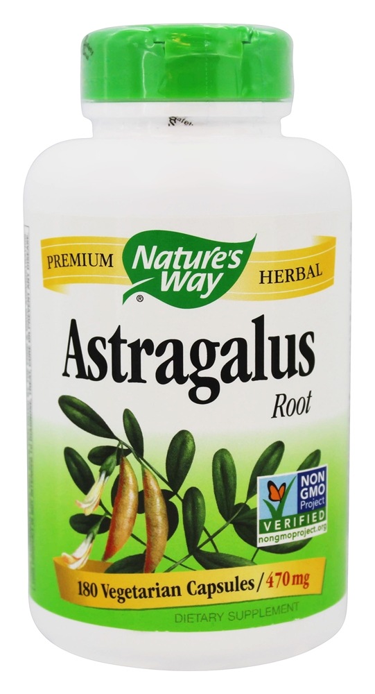 Nature's Way - Astragalus Root 470 mg. - 180 Vegetarian Capsules