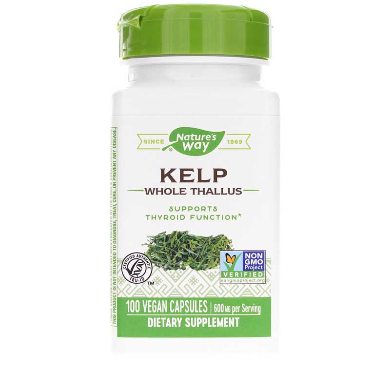 Natures Way Kelp 100 Veg Capsules